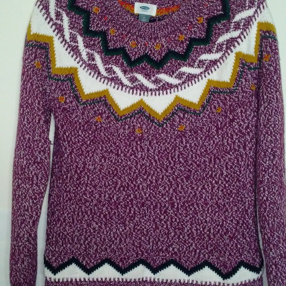 Old Navy Nordic style sweater Women's size M